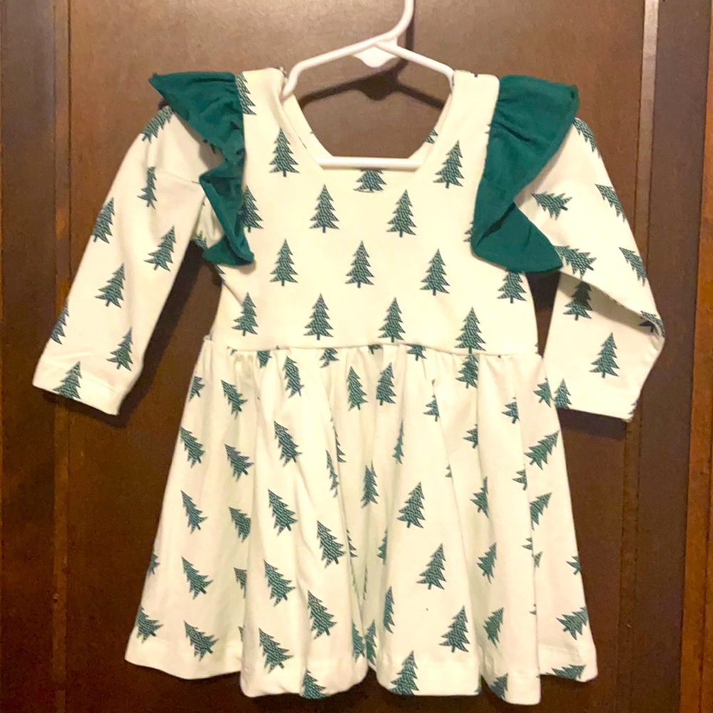 Baby girl holiday dress 🌲